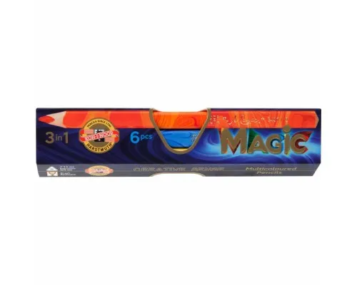 Карандаши цветные Koh-i-Noor Magic 6 штук картонна упаковка (340800)