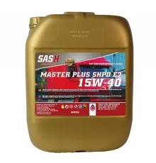 Моторное масло SASH минеральное MASTER PLUS 15W40 SHPD E2. 20л (100413)