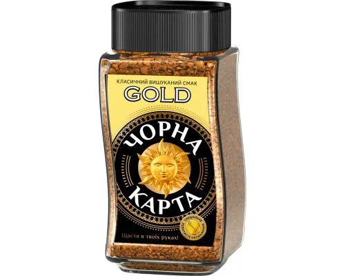 Кофе ЧОРНА КАРТА растворимая 95г Gold (ck.51035)
