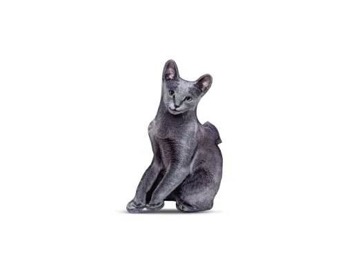 Мяка іграшка Surpriziki Російська блакитна кішка, реалістична іграшка-подушка (6615214)