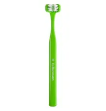 Зубная щетка Dr. Barman's Superbrush Compact Трехсторонняя Мягкая Салатовая (7032572876328-light-green)