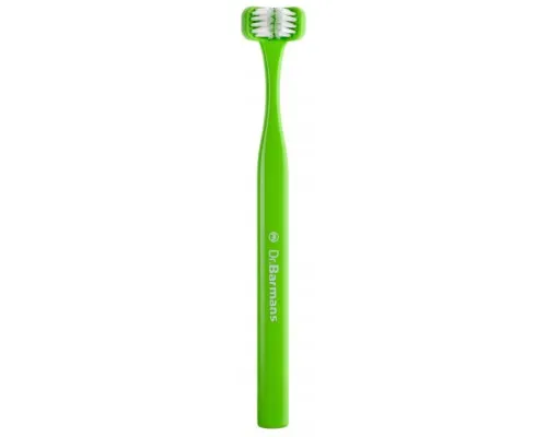 Зубна щітка Dr. Barmans Superbrush Compact Тристороння Мяка Салатова (7032572876328-light-green)