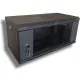 Шафа настінна Hypernet 4U 19" 600x600 (WMNC66-4U-FLAT-AC-BLACK)