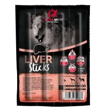Лакомство для собак Alpha Spirit DOG Sticks Liver полувлажные из печени, палочки 40 г (8437013576918)