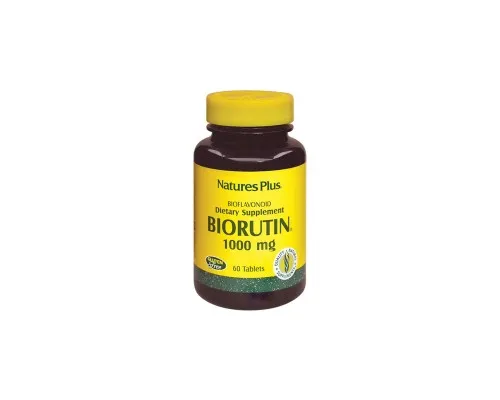 Мінерали Natures Plus Рутин 1000мг, BioRutin, 60 таблеток (NTP2560)