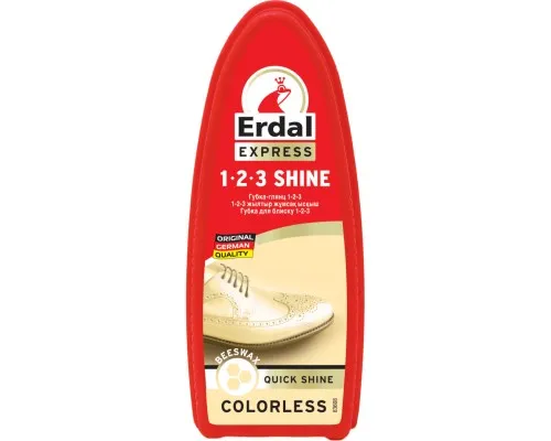Губка для обуви Erdal Extra Shine Neutral для блеска бесцветная (4001499160752)