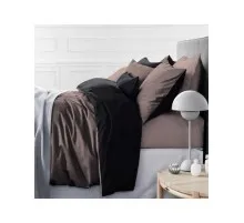 Постільна білизна MirSon King Size Сатин Premium 0211+0055 Dark Chocolate 220х240 (2200001169616)