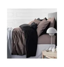 Постільна білизна MirSon King Size Сатин Premium 0211+0055 Dark Chocolate 220х240 (2200001169616)