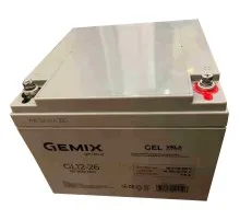 Батарея до ДБЖ Gemix GL 12V 26Ah (GL12-26 gel)