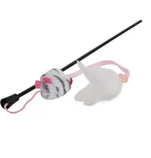 Іграшка для котів GiGwi Teaser Дражнилка з мишкою зі звуковим ефектом 51 см (75111)