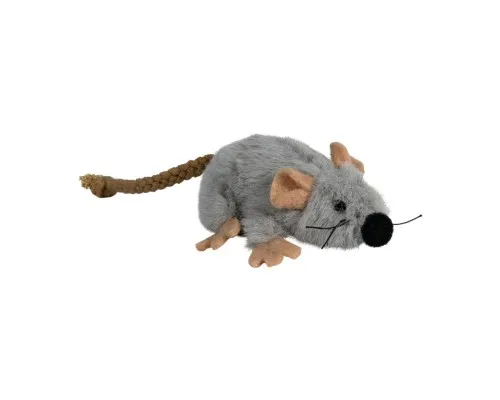 Іграшка для котів Trixie Мишка плюшева з мятою 7 см (4011905457352)