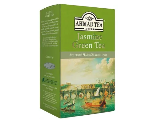 Чай Ahmad Tea зелений листовийз жасміном 75 г (54881009546)