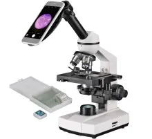 Мікроскоп Bresser Erudit Basic Mono 40x-400x з адаптером для смартфона + кейс (922745)