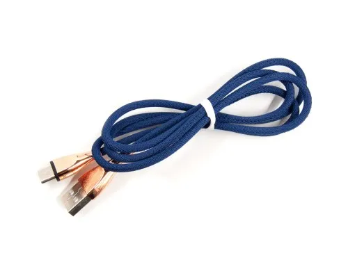 Дата кабель USB 2.0 AM to Type-C 1.0m blue Dengos (NTK-TC-SET-DBLUE)