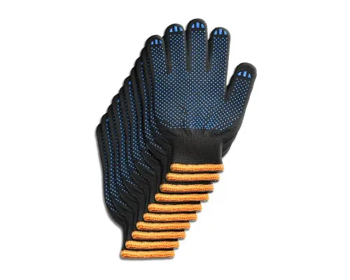 Защитные перчатки Stark Black 6 нитей 10 шт (510861101.10)