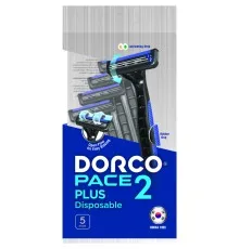 Бритва Dorco Pace 2 Plus для чоловіків 2 леза 5 шт. (8801038583907)
