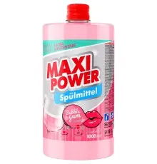 Засіб для ручного миття посуду Maxi Power Бабл Гам запаска 1000 мл (4823098411970)