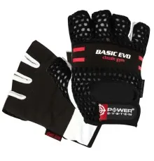 Перчатки для фитнеса Power System Basic EVO PS-2100 Black Red Line XL (PS_2100E_XL_Black/Red)