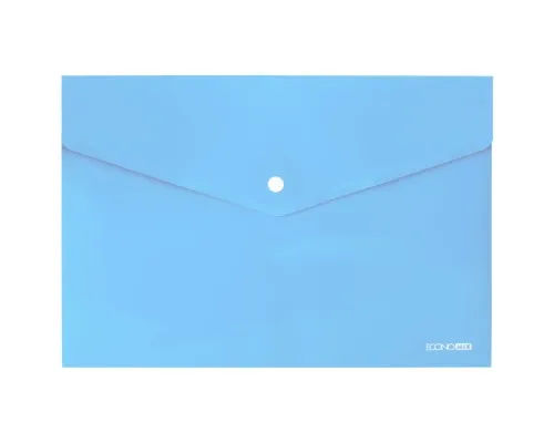 Папка - конверт Economix А4 180 мкм, непрозрачная, пастельная голубая (E31301-82)