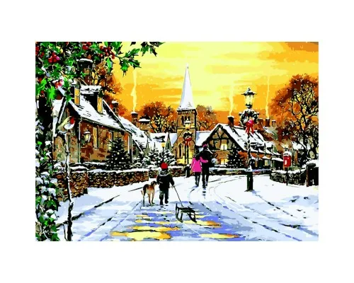 Картина по номерам ZiBi Зимова прогулянка, 40*50 см ART Line (ZB.64114)