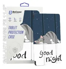Чехол для планшета BeCover Smart Case Samsung Tab S9 (SM-X710/SM-X716)/S9 FE (SM-X510/SM-X516B) 11.0" Good Night (710418)