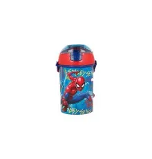 Поїльник-непроливайка Stor Marvel - Spiderman Graffiti, Pop Up Canteen 450 ml (Stor-37969)