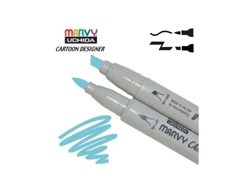 Художній маркер Marvy двосторонній 1900B-S Світло-блакитний (752481291100)