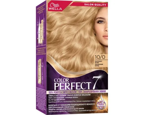 Краска для волос Wella Color Perfect 10/0 Платиновый блонд (4064666598420)