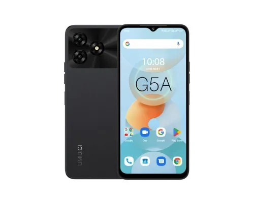 Мобільний телефон Umidigi G5A (MP38) 4/64Gb Black (6973553523262)