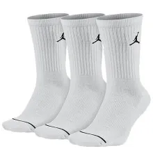 Шкарпетки Nike U ED CUSH POLY CREW 3PR 144 DX9632-100 38-42 3 пари Білий (196152693877)