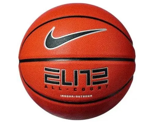 М'яч баскетбольний Nike Elite All Court 8P 2.0 Deflated N.100.4088.855.07 Уні 7 Помаранчевий (887791395719)