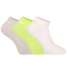 Шкарпетки Head Sneaker 3P Unisex 761010001-009 3 пари Сірий/Зелений/Білий 43-46 (8720245441728)