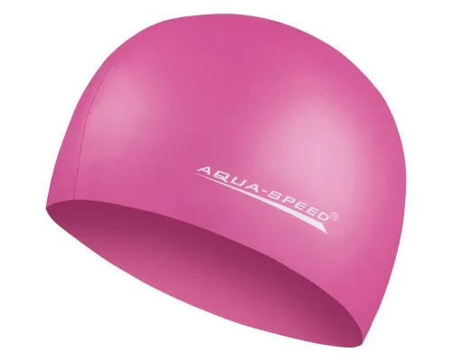Шапка для плавания Aqua Speed Mega 100-27 темно-рожевий Уні OSFM (5908217635556)