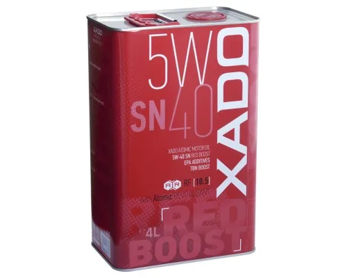 Моторна олива Xado Atomic Oil 5W-40 SN RED BOOST 4л (ХА 26269)