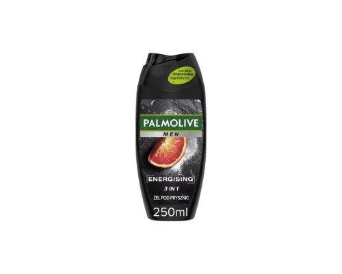 Гель для душа Palmolive Men Energising 3 в 1 Эфирное масло цитрусовых и экстракт магния 250 мл (8714789487656)