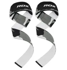 Кистьові лямки RDX W1 Gym Single Strap Camo Gray Plus (WAN-W1CG+)