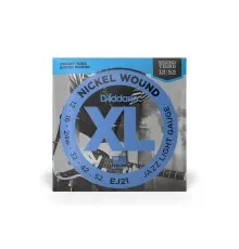 Струни для гітари D'Addario XL Nickel Wound Jazz Light (12-52) (EJ21)