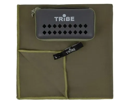 Туристичний рушник Tribe з мікрофібри в чохлі Pocket Towel 90х180 2XL Army-green (T-LC-0001-2XL-army-green)