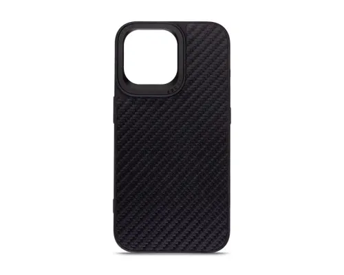 Чехол для мобильного телефона Harder Carbon Pattern Apple iPhone 15 Pro Max Black (ARM76778)