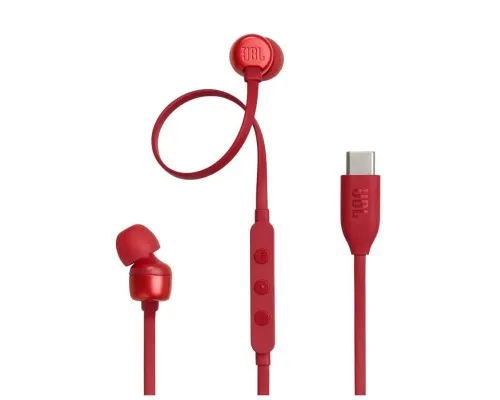 Навушники JBL Tune 310C USB-C Red (JBLT310CRED)