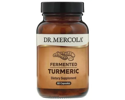 Трави Dr. Mercola Куркума ферментована, Fermented Turmeric, 60 капсул (MCL-03236)