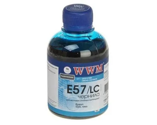 Чорнило WWM EPSON R2400/2880Light Cyan (E57/LC)