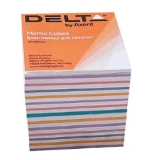 Бумага для заметок Delta by Axent "MIX" 90Х90Х80мм, unglued (D8015)