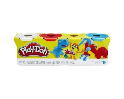 Набір для творчості Hasbro Play-Doh Набор из 4 баночек (B5517_B6508)