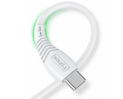 Дата кабель USB 2.0 AM to Type-C 1.0m Nature T-C830 White T-Phox (T-C830 White)