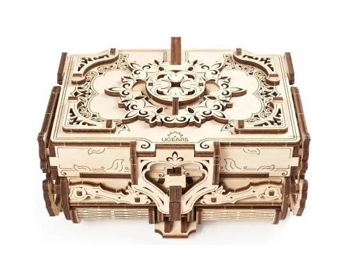 Конструктор Ugears механический Антикварная шкатулка (70089)