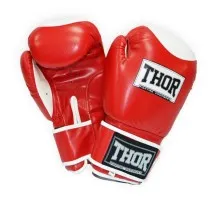 Боксерські рукавички Thor Competition 14oz Red/White (500/01(Leath) RED/WHITE 14 oz.)