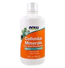 Мінерали Now Foods Колоїдні Мінерали, Colloidal Minerals, 946 мл (NOW-01405)