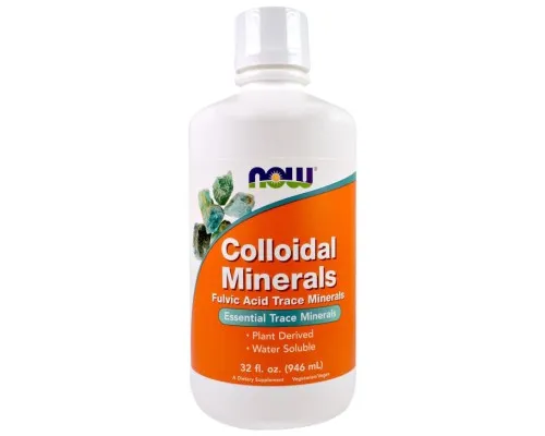 Минералы Now Foods Коллоидные Минералы, Colloidal Minerals, 946 мл (NOW-01405)