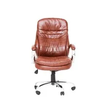Офісне крісло Richman Валенсия В хром к/з коричневий (IM0000021)
